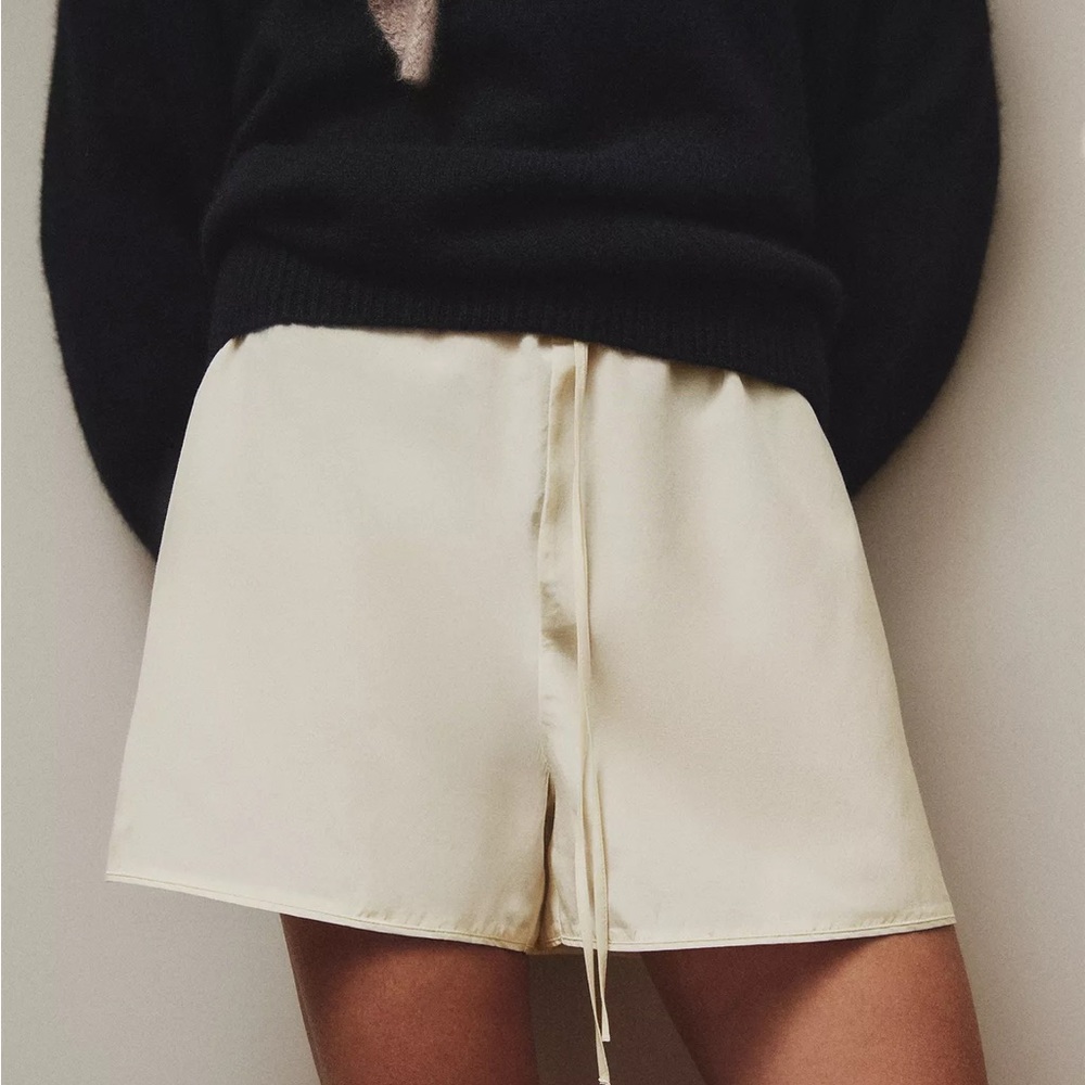 Zara Home Silk Cotton Shorts